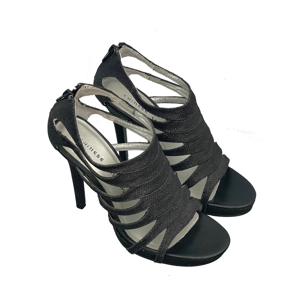 Chinese Laundry Z-Impress‎ Size 8M Sparkly 4" Heels Black